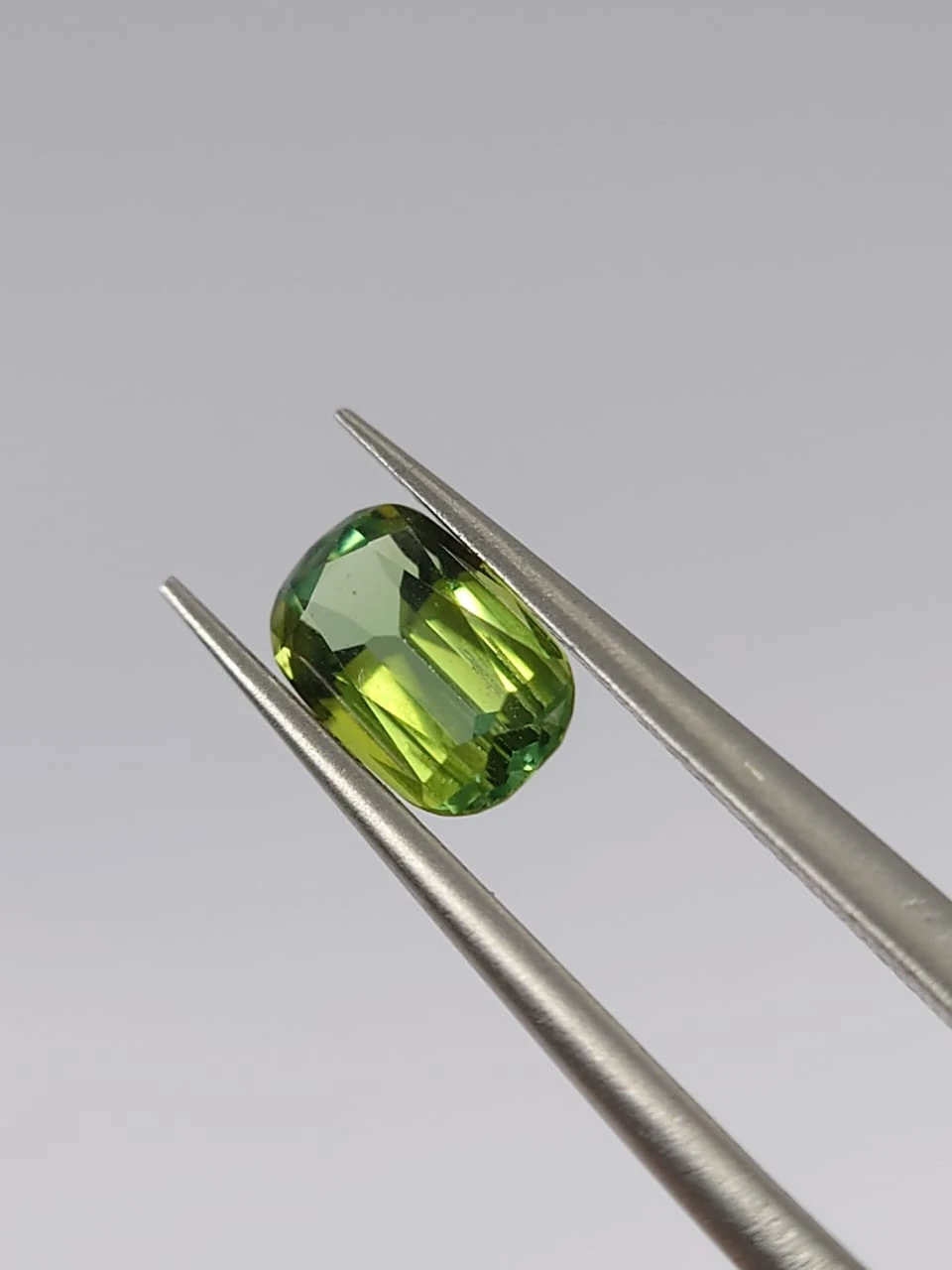 0.83ct Natural Light Green Tourmaline Long Cushion Cut Loose Gemstone from Afghanistan — view 5